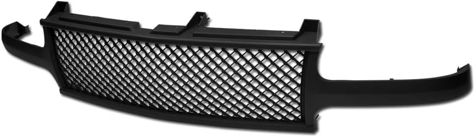 1999-2002 Chevy Silverado 1500 2500/2000-2006 Tahoe Suburban Matte Black Mesh Front Bumper Grill Grille