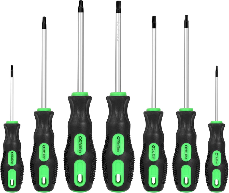7PCS Magnetic Torx Screwdriver Set T8 to T30 Star Screwdrivers