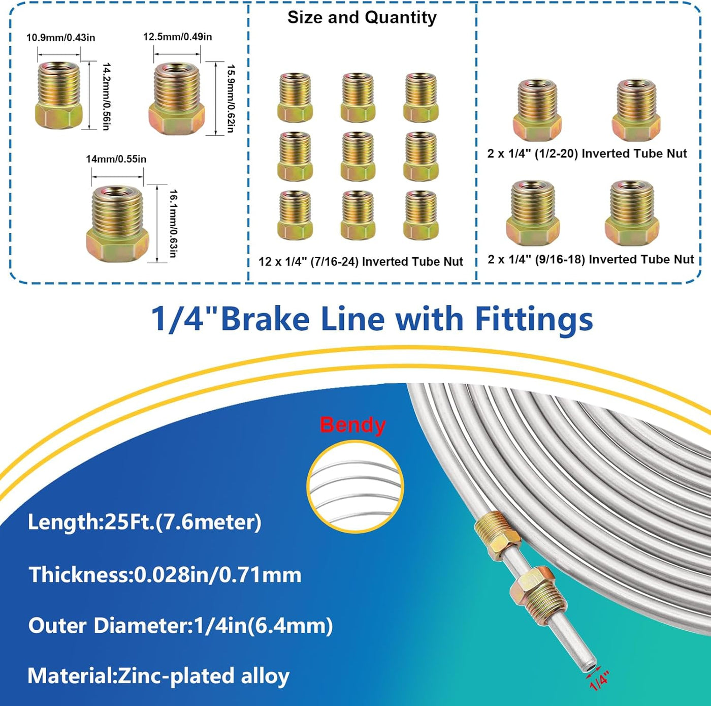 Hard Brake Line Fittings