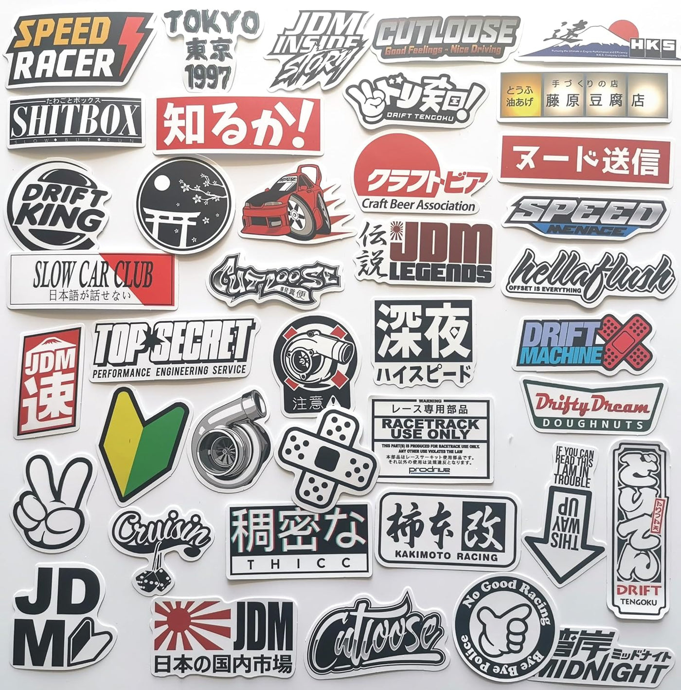 JDM Stickers 10 pack
