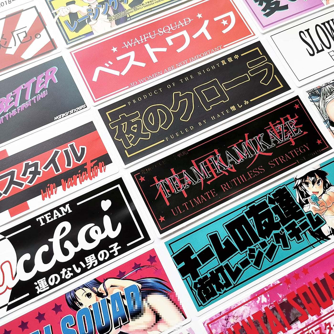 Anime Stickers 10 Pack