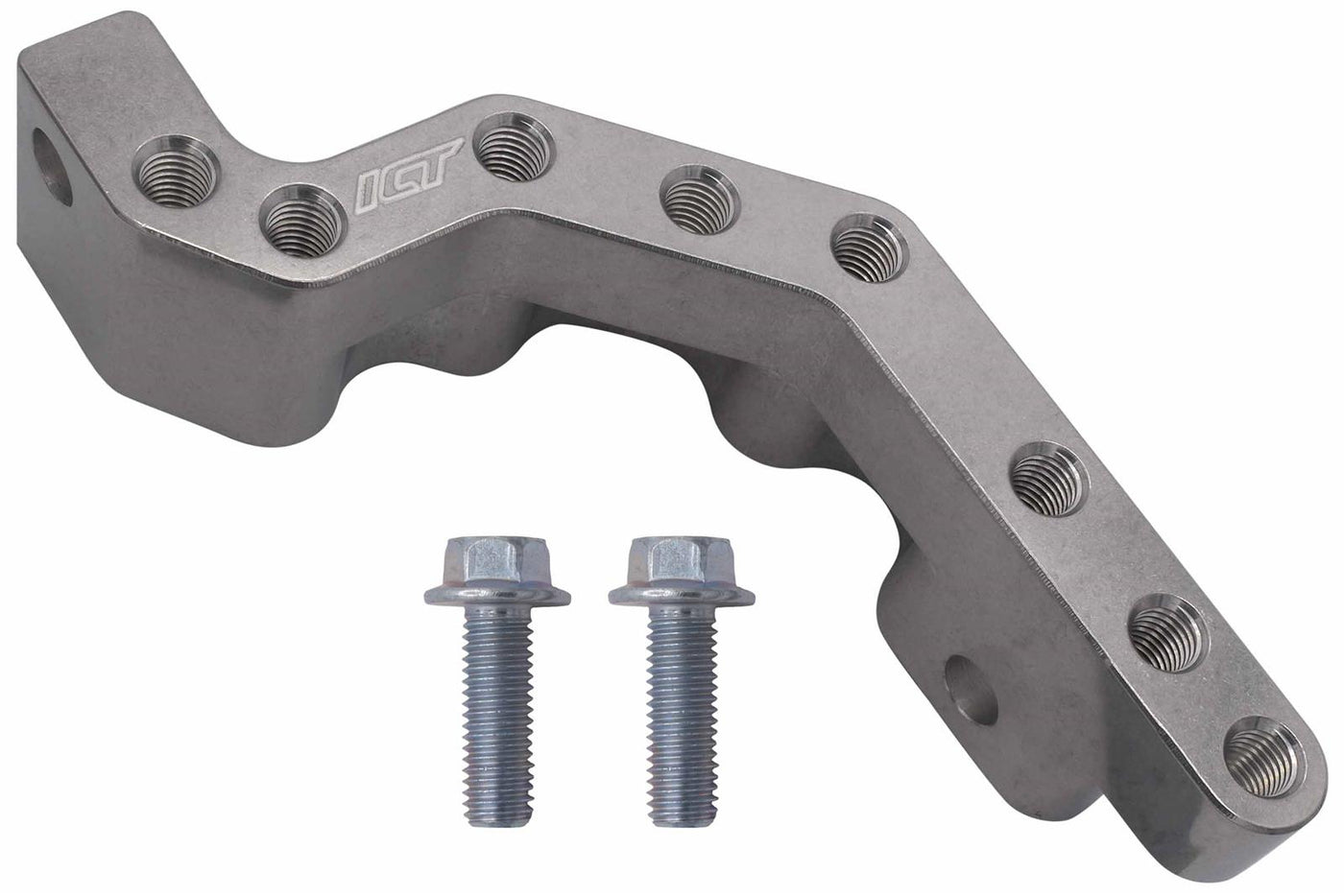 ICT Billet Engine Builders Low-Mount Accessory Brackets 551169-LS01 Motor Plate Component, Support Bracket, Low-Mount, Fits LS Engines with A Motor Plate